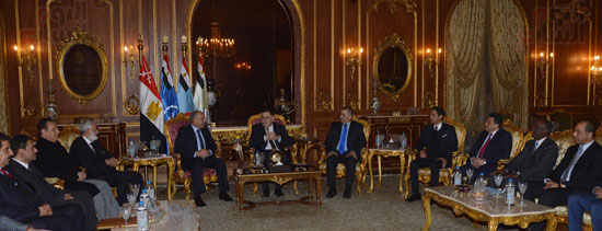 اجتماع رئيس المجلس الرئاسى الليبى مع رئيس الأركان
