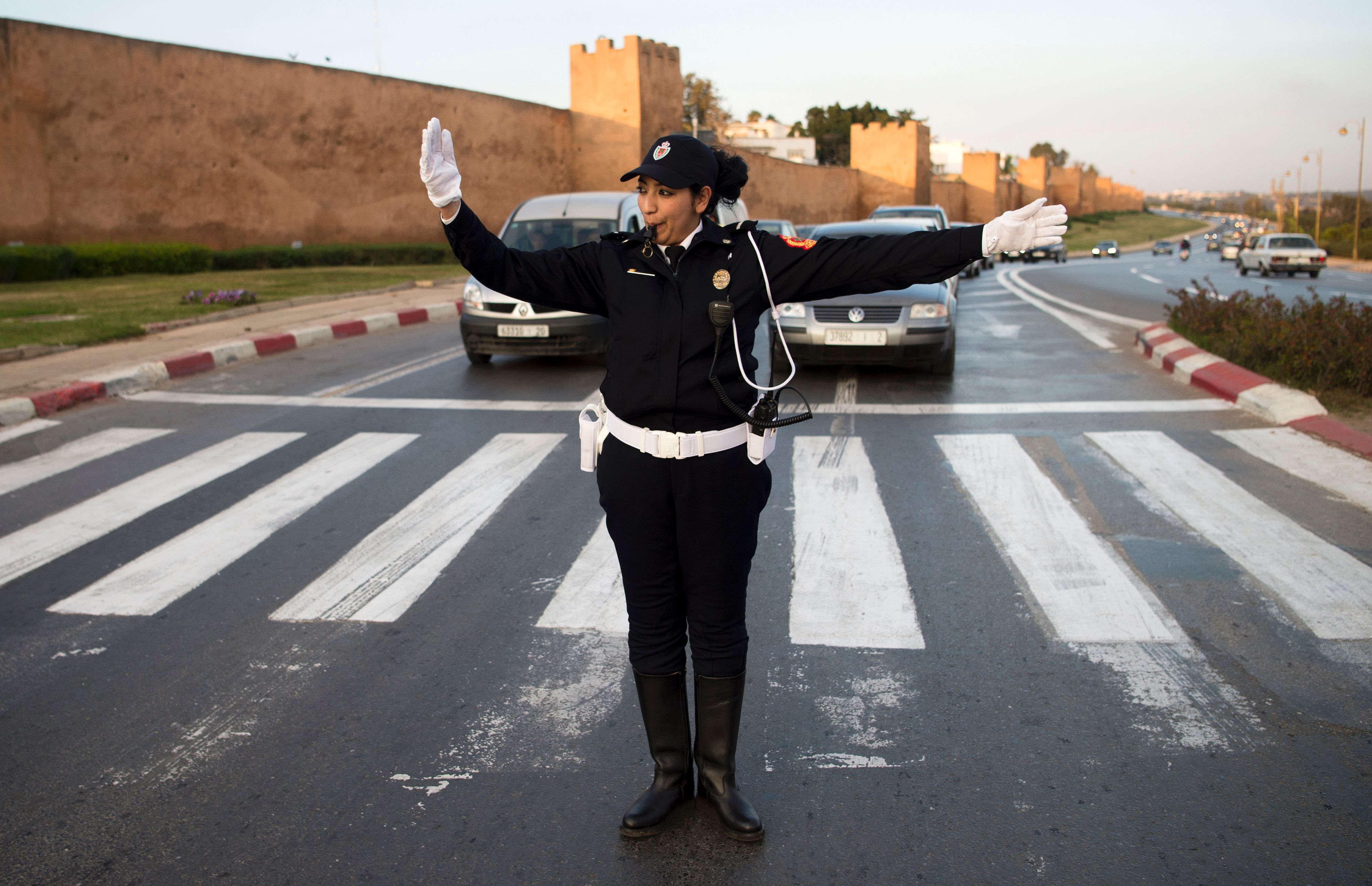 شرطية مغربية
