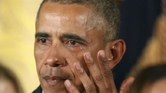 بكاء براك اوباما
