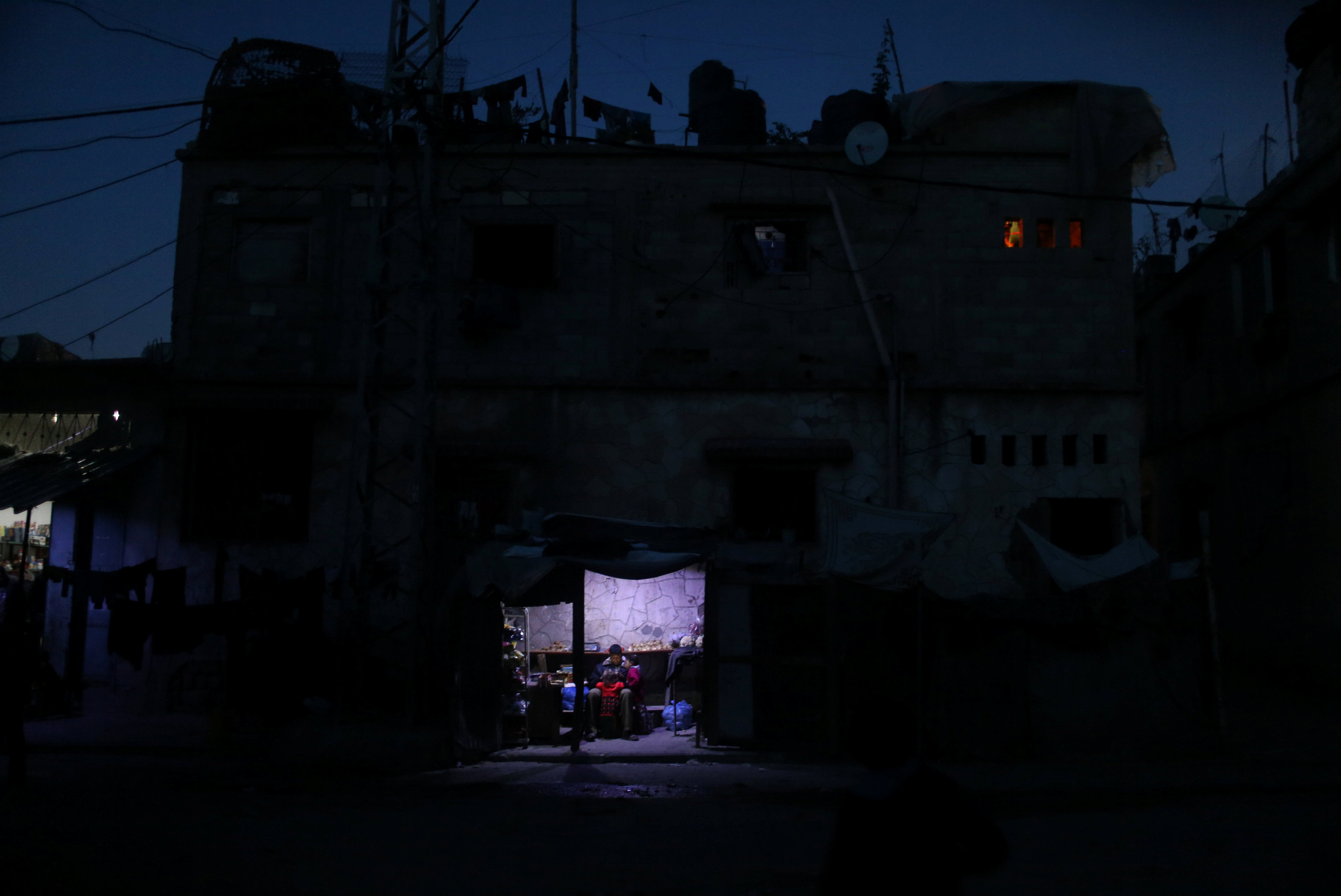 أزمة انقطاع الكهرباء فى قطاع غزة