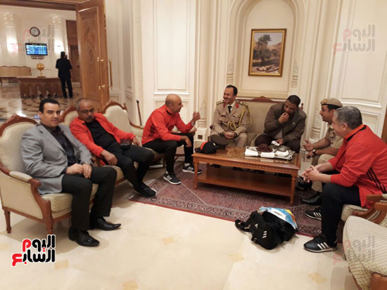 استقبال-المنتخب-العسكرى-فى-عمان