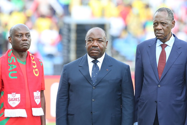 رئيس الجابون ورئيس غينيا بيسياو وعيسى حياتو