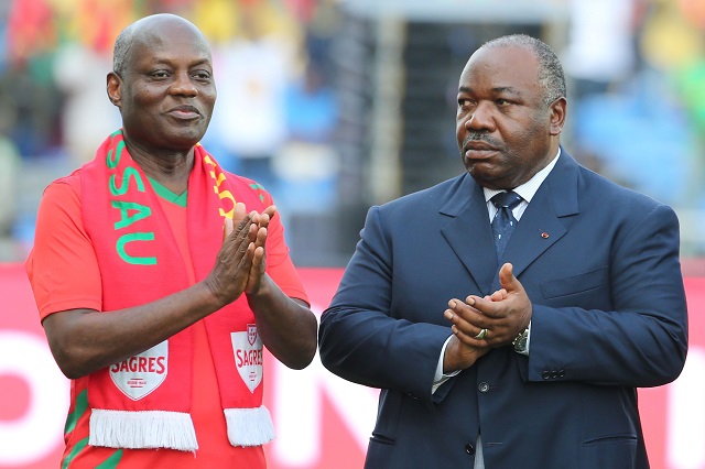 رئيس الجابون ورئيس غينيا بيساو
