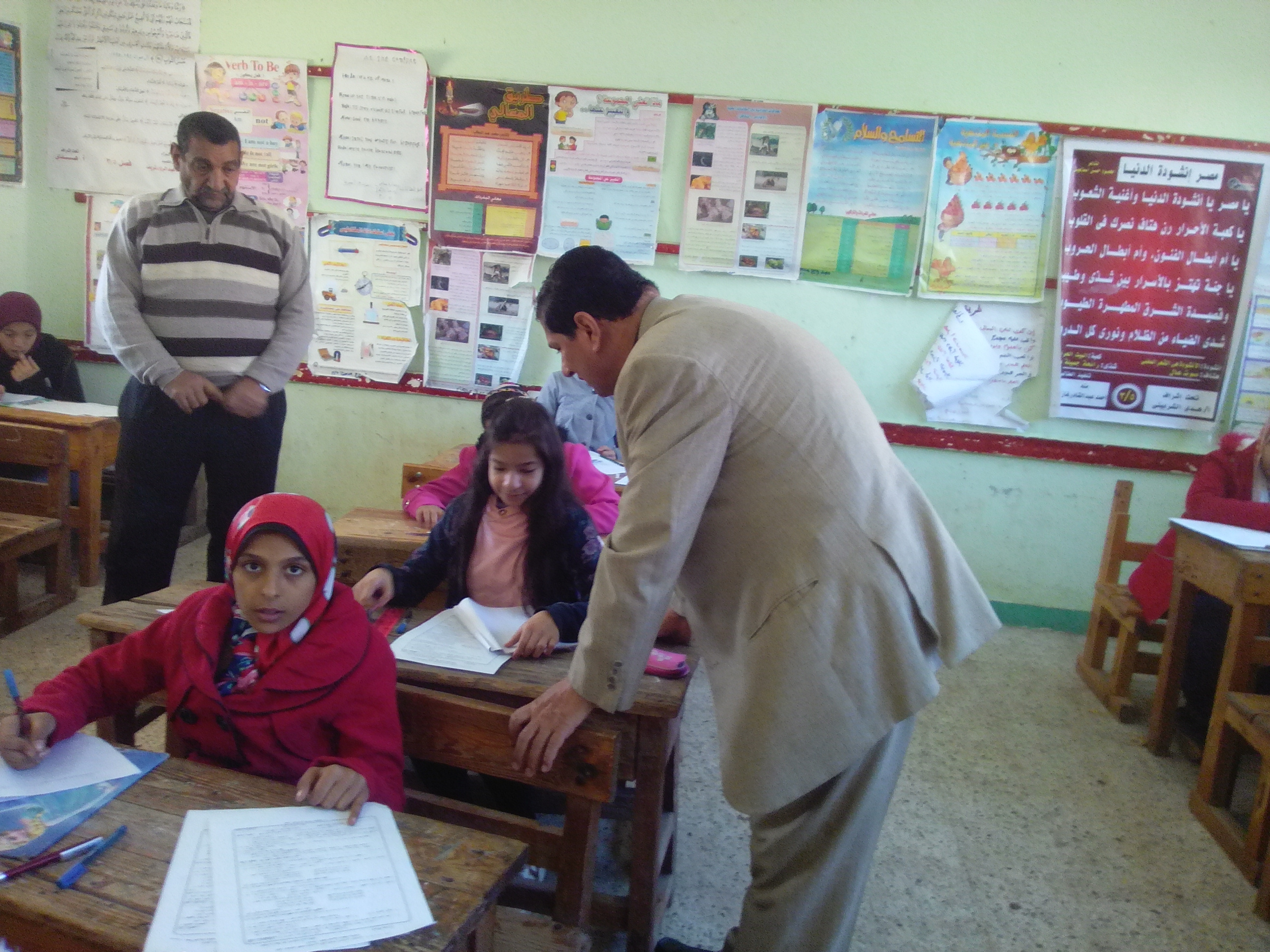 وكيل وزارة التربية التعليم بكفر الشيخ يتابع لجان الامتحانات