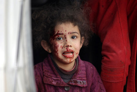قتلى وجرحى فى تفجيرات انتحارية بقرية جب البرازي السورية.