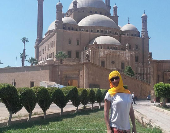 فيريرا أثناء زيارتها لمصر