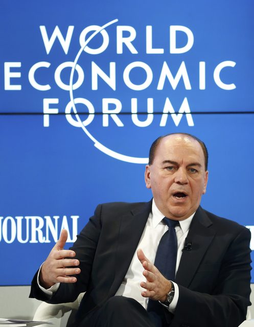 رئيس ويبر من مجلس إدارة بنك UBS يحضر الاجتماع السنوي المنتدى الاقتصادي العالمي في دافوس