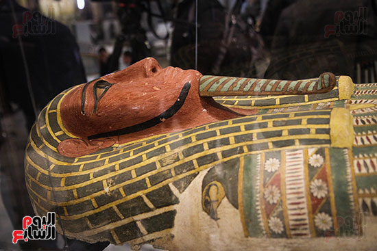تابوت خشبى بالمتحف المصرى بالتحرير