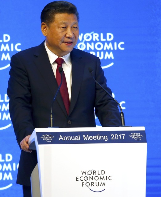الرئيس الصيني شي يحضر الاجتماع السنوي المنتدى الاقتصادي العالمي في دافوس