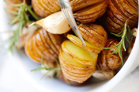 البطاطس بالروزمارى والخل البلسميك  (2)