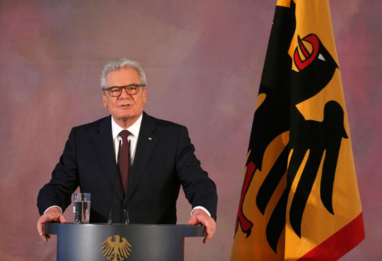 الخطاب الأخير للرئيس الألمانى المنتهية ولايته يواخيم جاوك