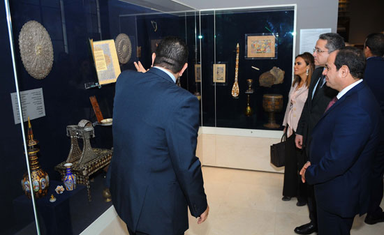 الرئيس السيسي يفتتح متحف الفن الإسلامى بعد ترميمه