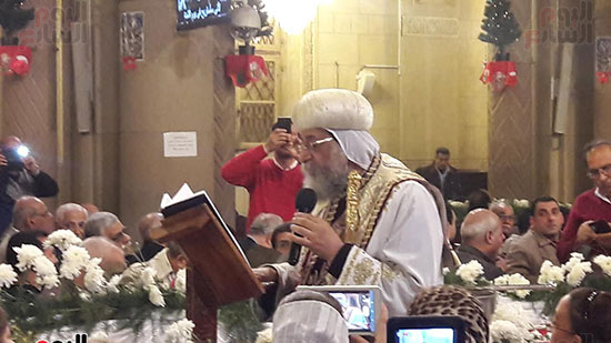 البابا تواضروس يترأس صلاة عيد الغطاس بالإسكندرية (1)
