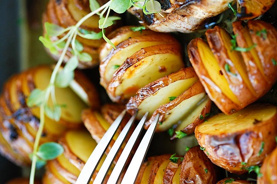 البطاطس بالروزمارى والخل البلسميك  (3)