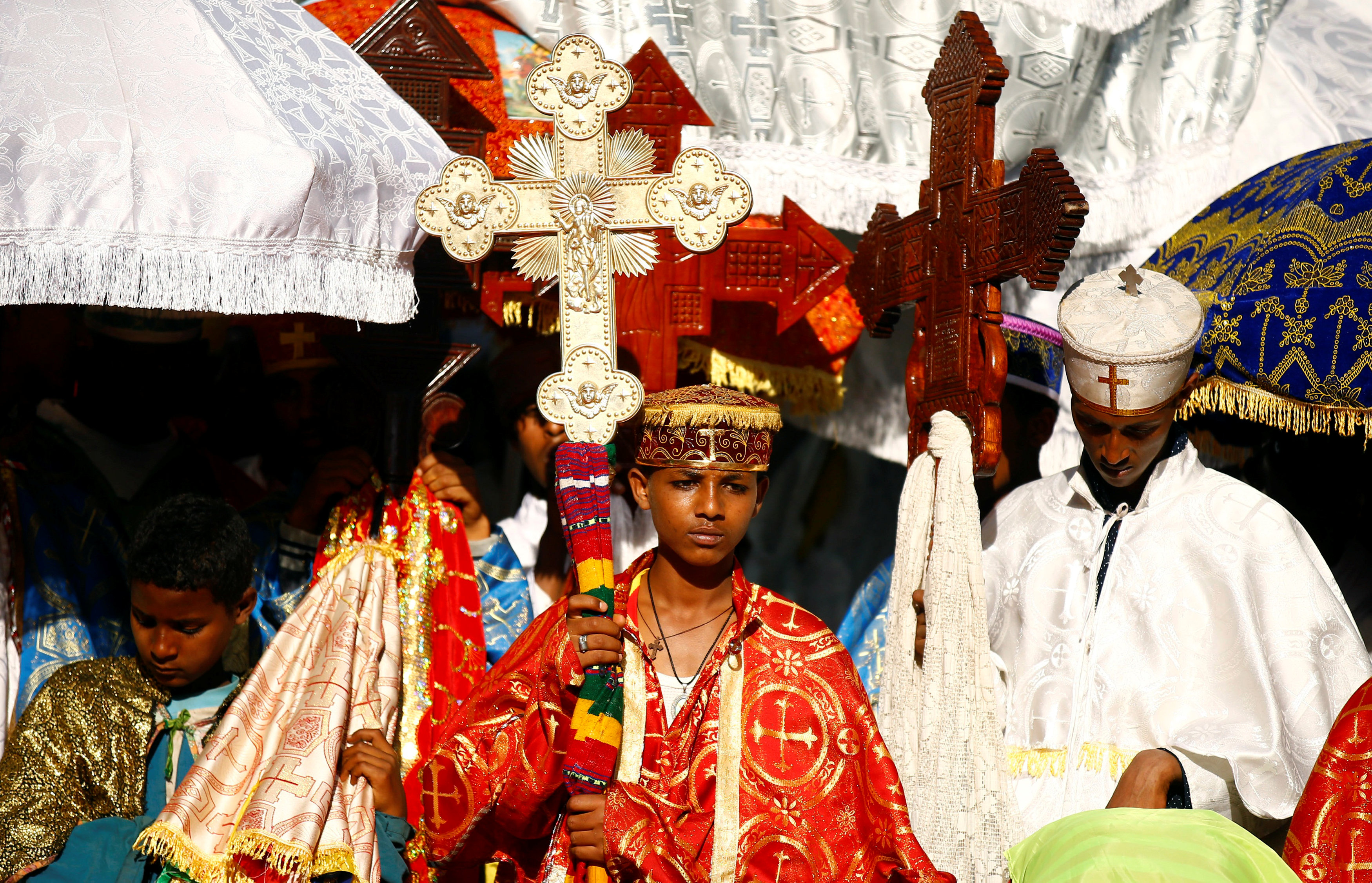 الاحتفال بعدي الغطاس فى إثيوبيا