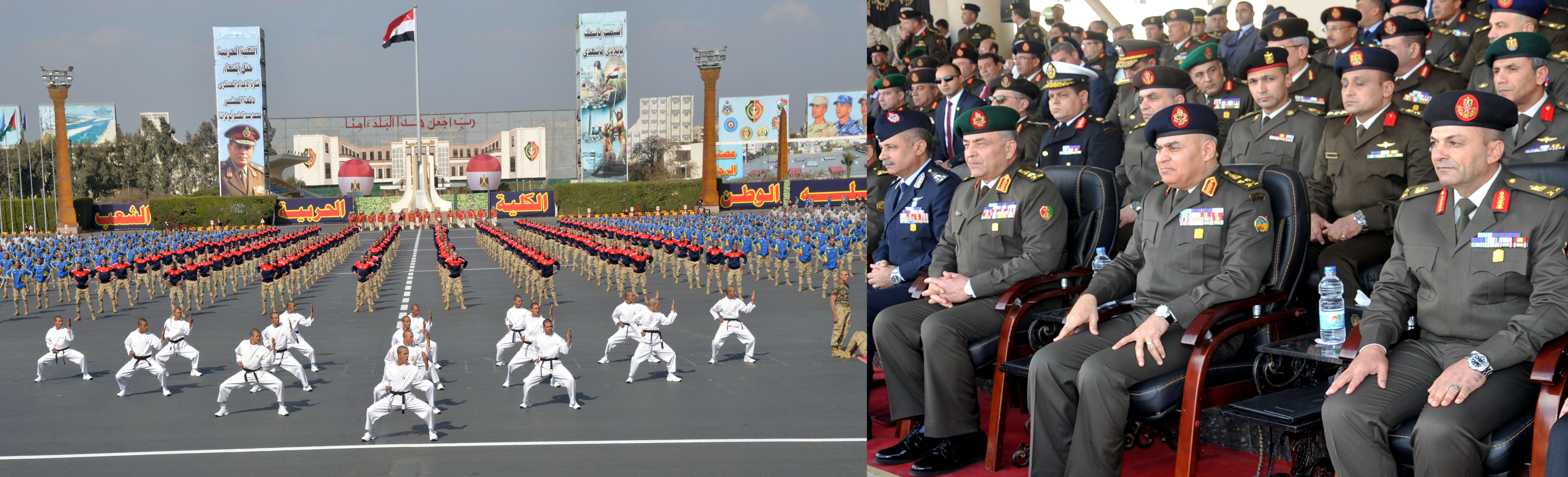 وزير الدفاع يشهد الاحتفال بانتهاء فترة الإعداد لطلاب الكليات العسكرية (2)