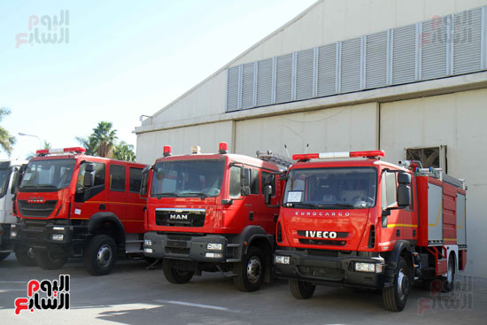 سيارات الاطفاء التابعة لمصنع قادر