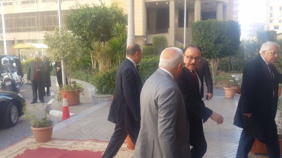 وصول وزير الاتصالات لبورسعيد
