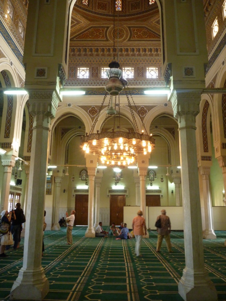 قبة المسجد من الداخل