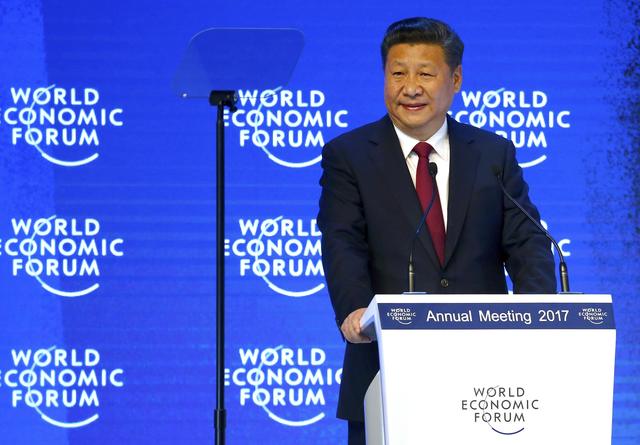 الرئيس الصيني شي يحضر الاجتماع السنوي المنتدى الاقتصادي العالمي في دافوسe