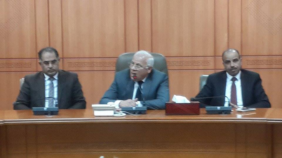 محافظ بورسعيد يلتقي وفد اللجنة الزراعية بالبرلمان1