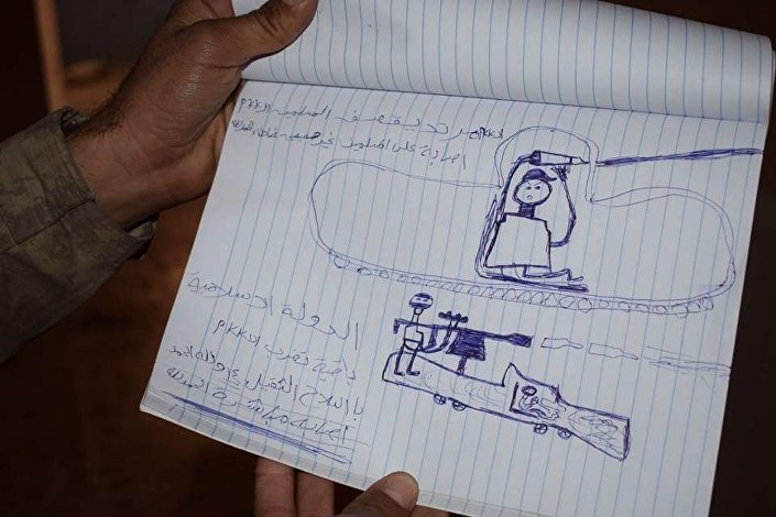 دروس التربية الفنية التى تعلمها داعش للأطفال العراقيين