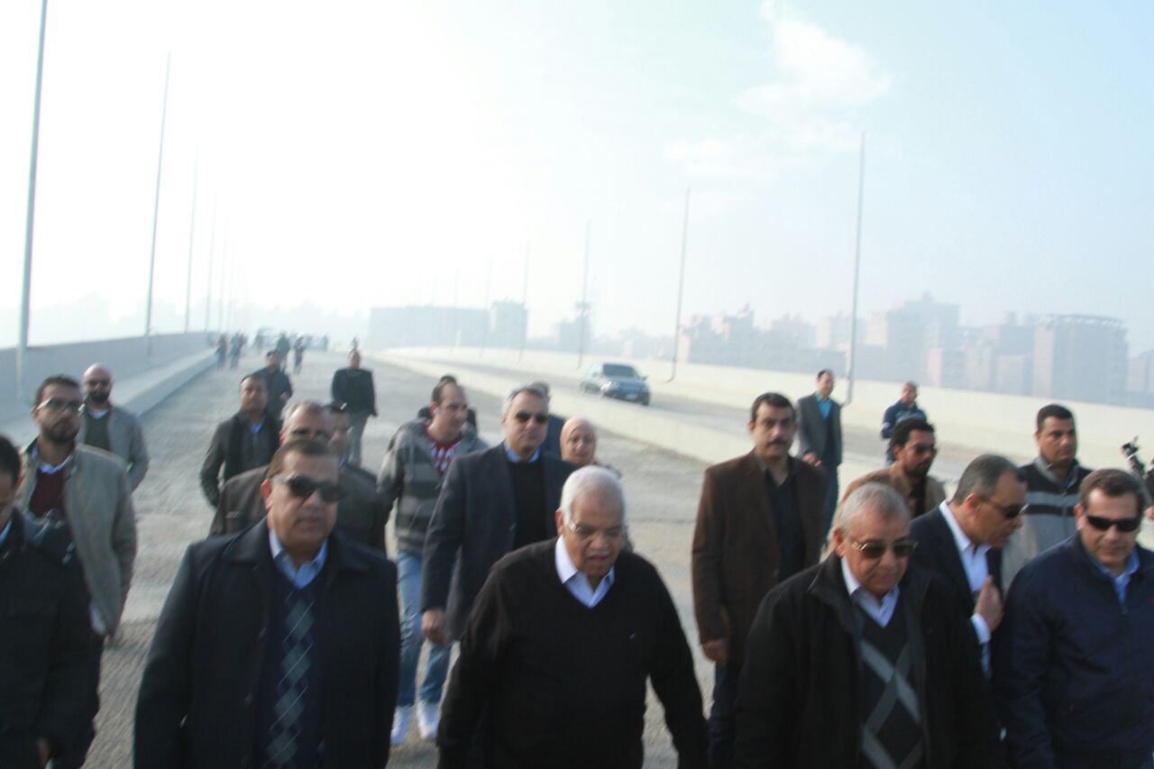 وزير النقل يتفقد أعمال تنفيذ طريق شبرا - بنها الحر   (1)
