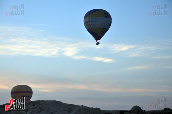 رحلات البالون فى سماء محافظة الأقصر