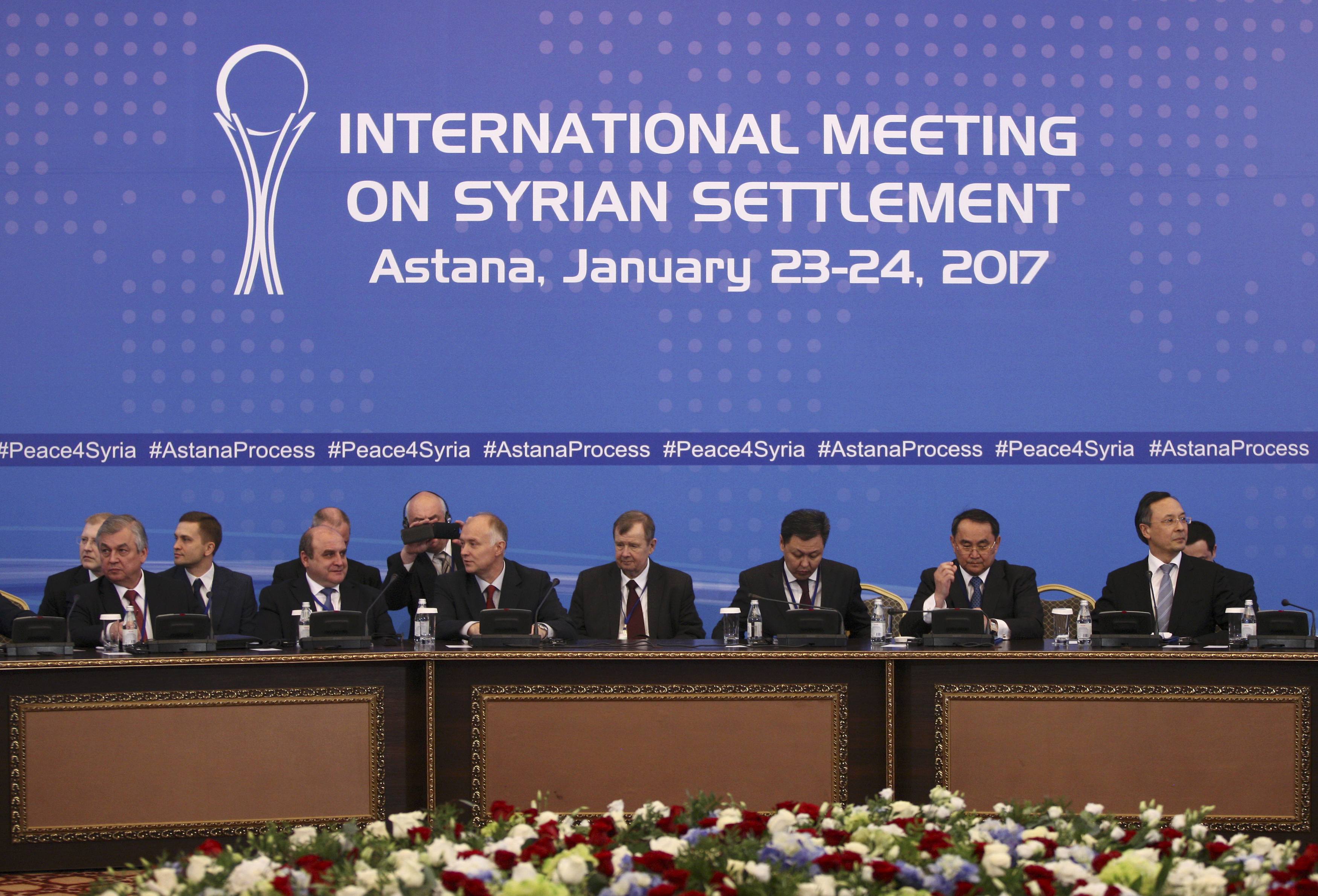 منصة مباحثات أستانة لحل الأزمة السورية