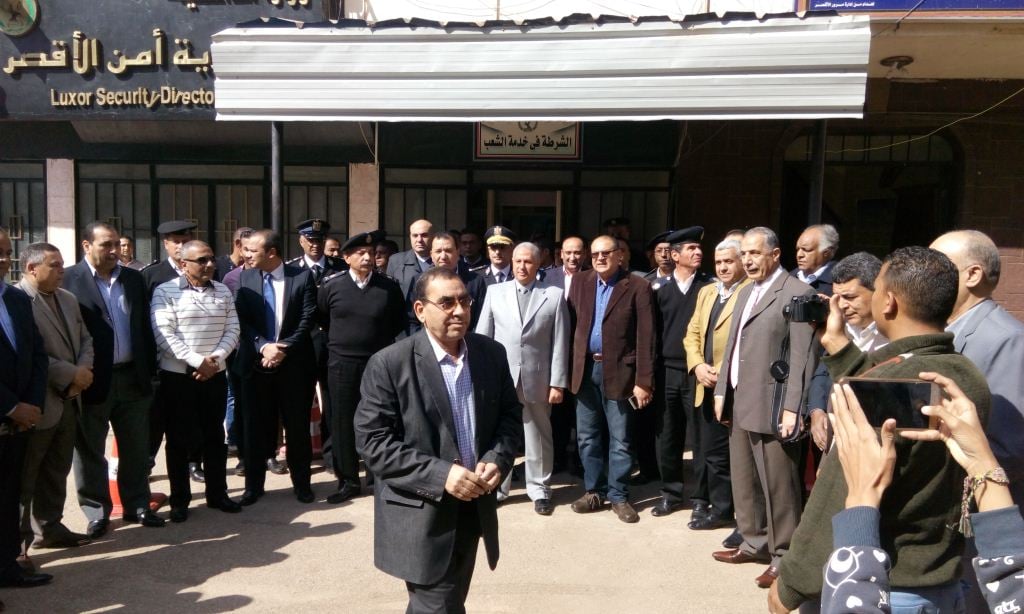 زيارة قيادات محافظة الأقصر لمديرية الأمن