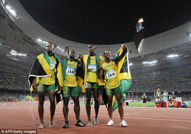 فريق المنتخب الجامايكى للتابع بأولمبياد بكين