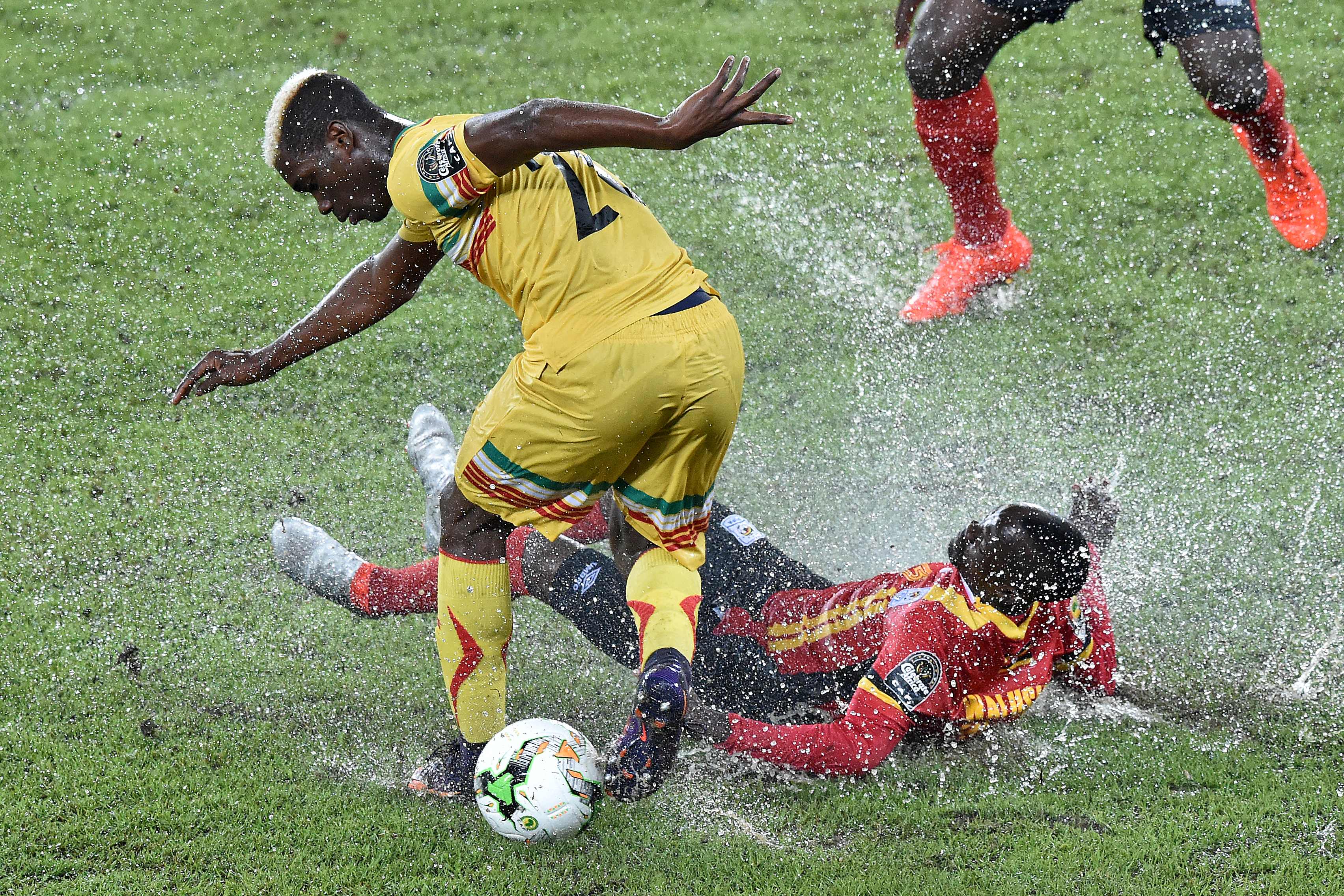 ملعب أويام خلال مباراة مالي وأوغندا