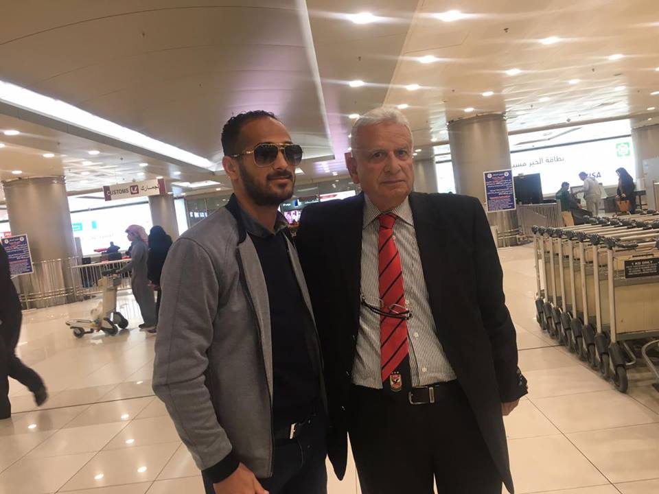 إستقبال شوقي عبد الشافي ووليد سليمان بالكويت لزيارة أكاديمية الأهلي (3)