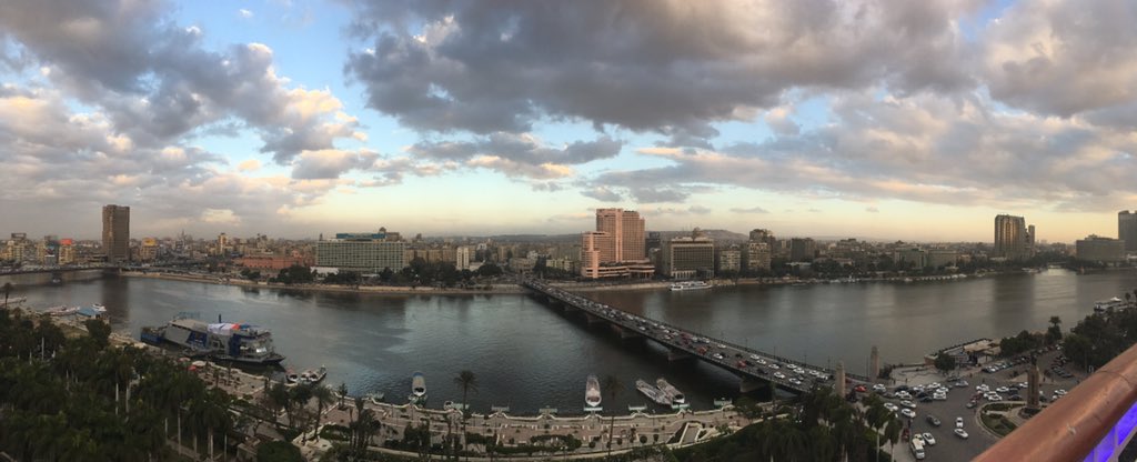صورة بانوراما لنيل القاهرة بعدسة بهكلى