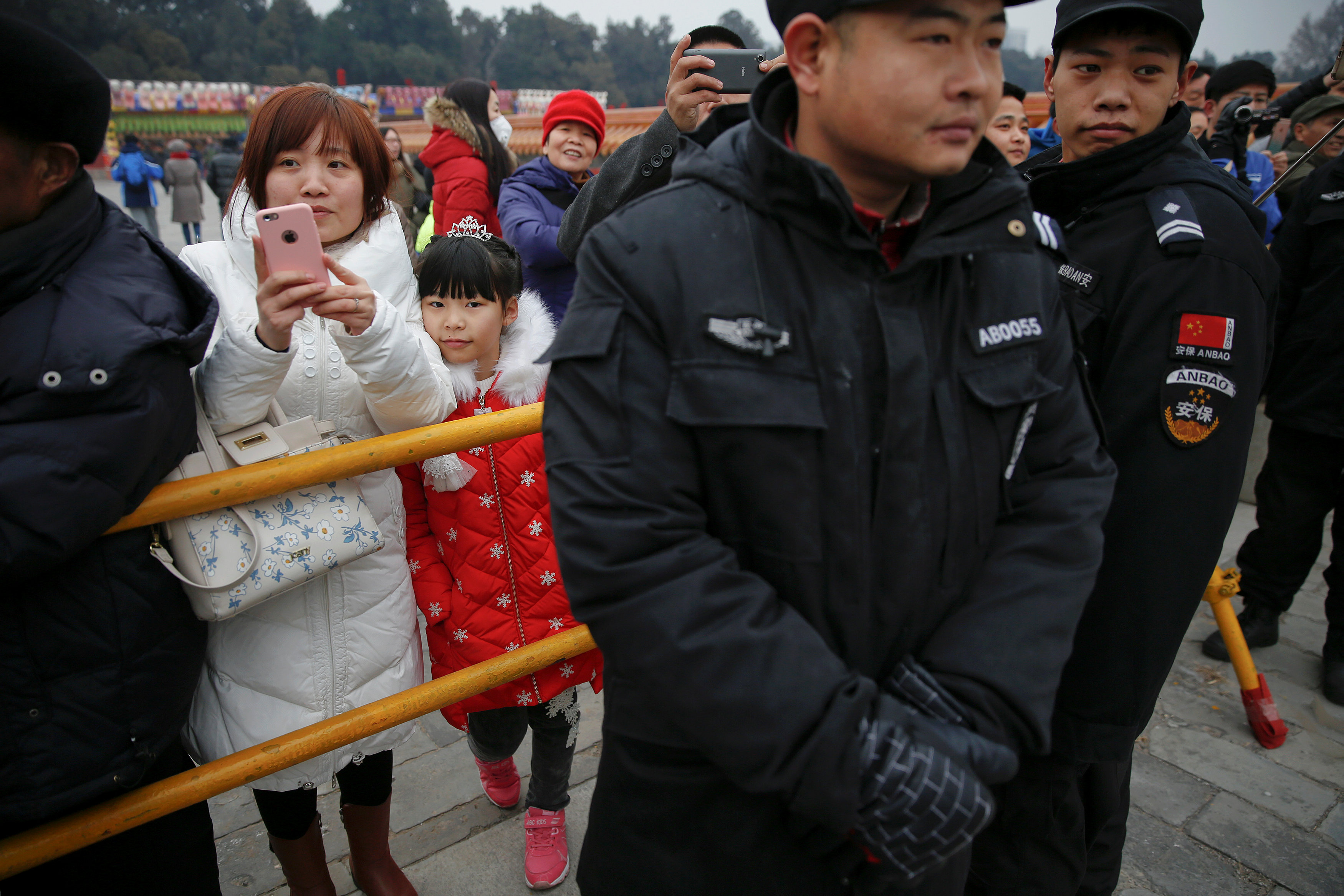 الشرطة تؤمن احتفالات السنة القمرية الجديدة فى الصين