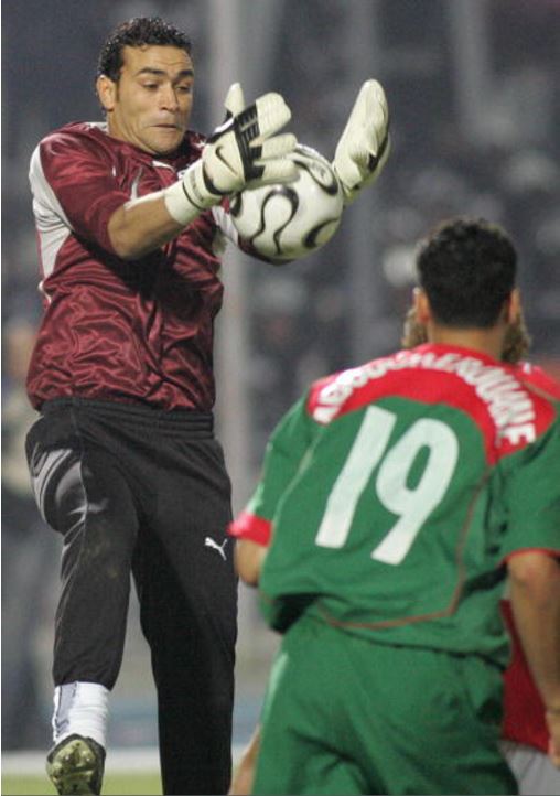 عصام الحضرى فى المواجهة الأخيرة أمام المغرب بكأس الأمم الأفريقية 2006