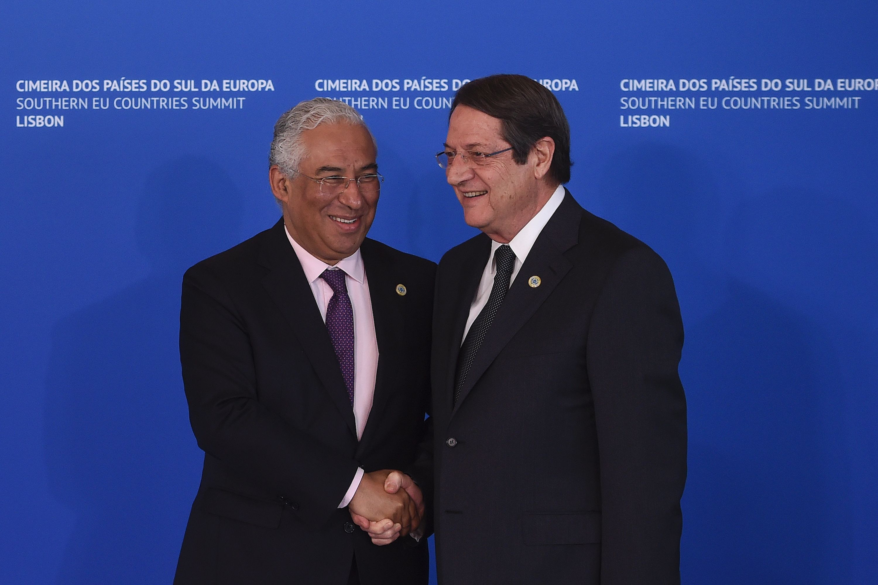 رئيس الوزراء البرتغالي أنطونيو كوستا يستقبل رئيس قبرص نيكوس أناستاسياديس