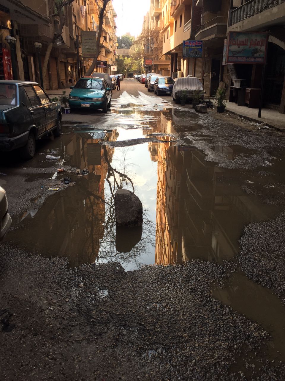 شكوى من غرق شارع عيد مصطفى بمياه الصرف الصحى فى فيصل
