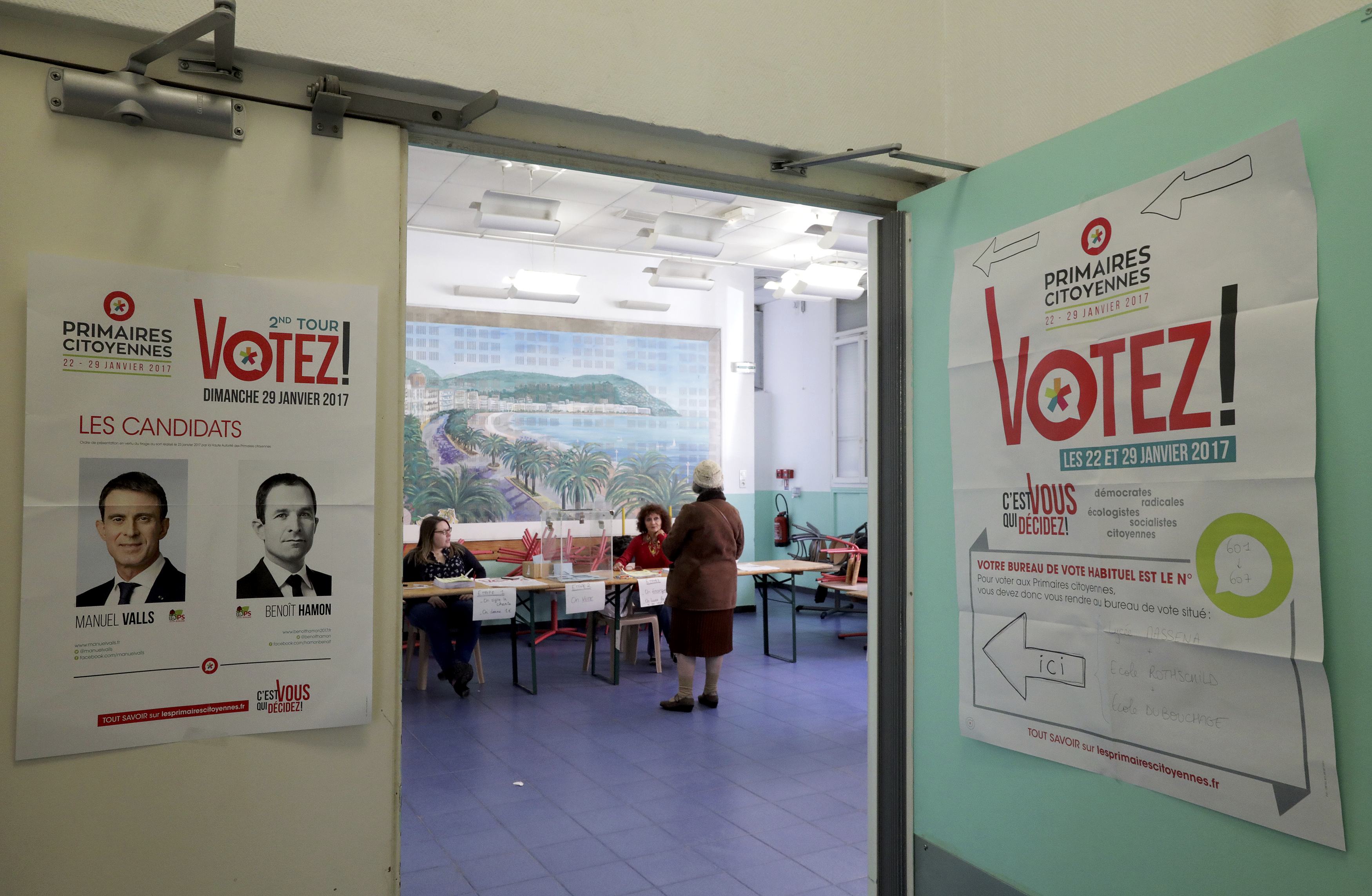 مراكز الاقتراع فى انتخابات اليسار الفرنسى