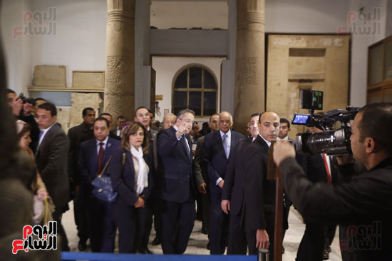 على عبد العال يترأس وفدا برلمانيا لزيارة المتحف المصرى (16)