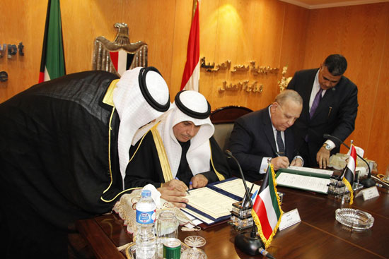توقيع البرتوكول بين وزيرا العدل المصري والكويتي