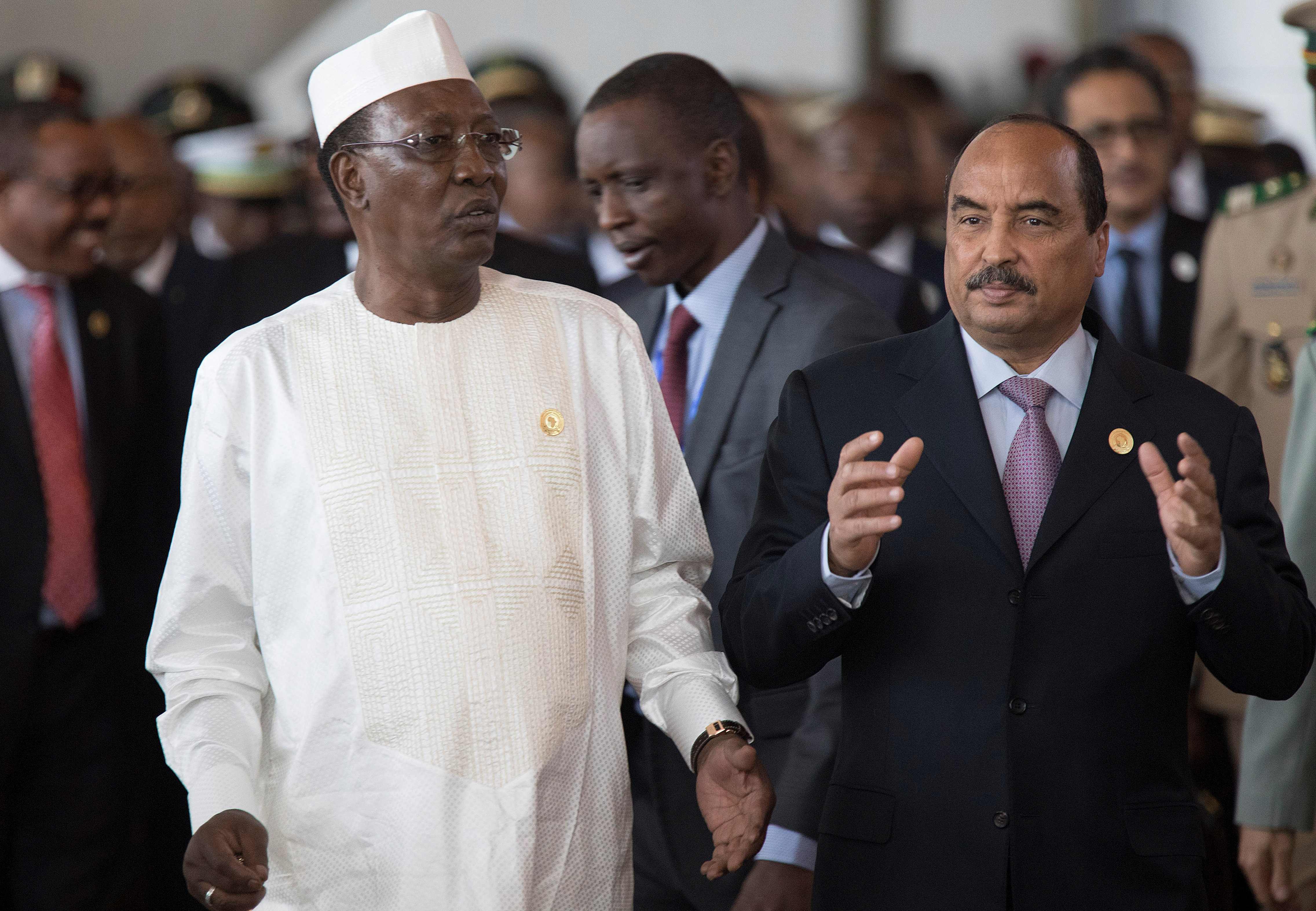 رئيس موريتانيا ورئيس  تشاد