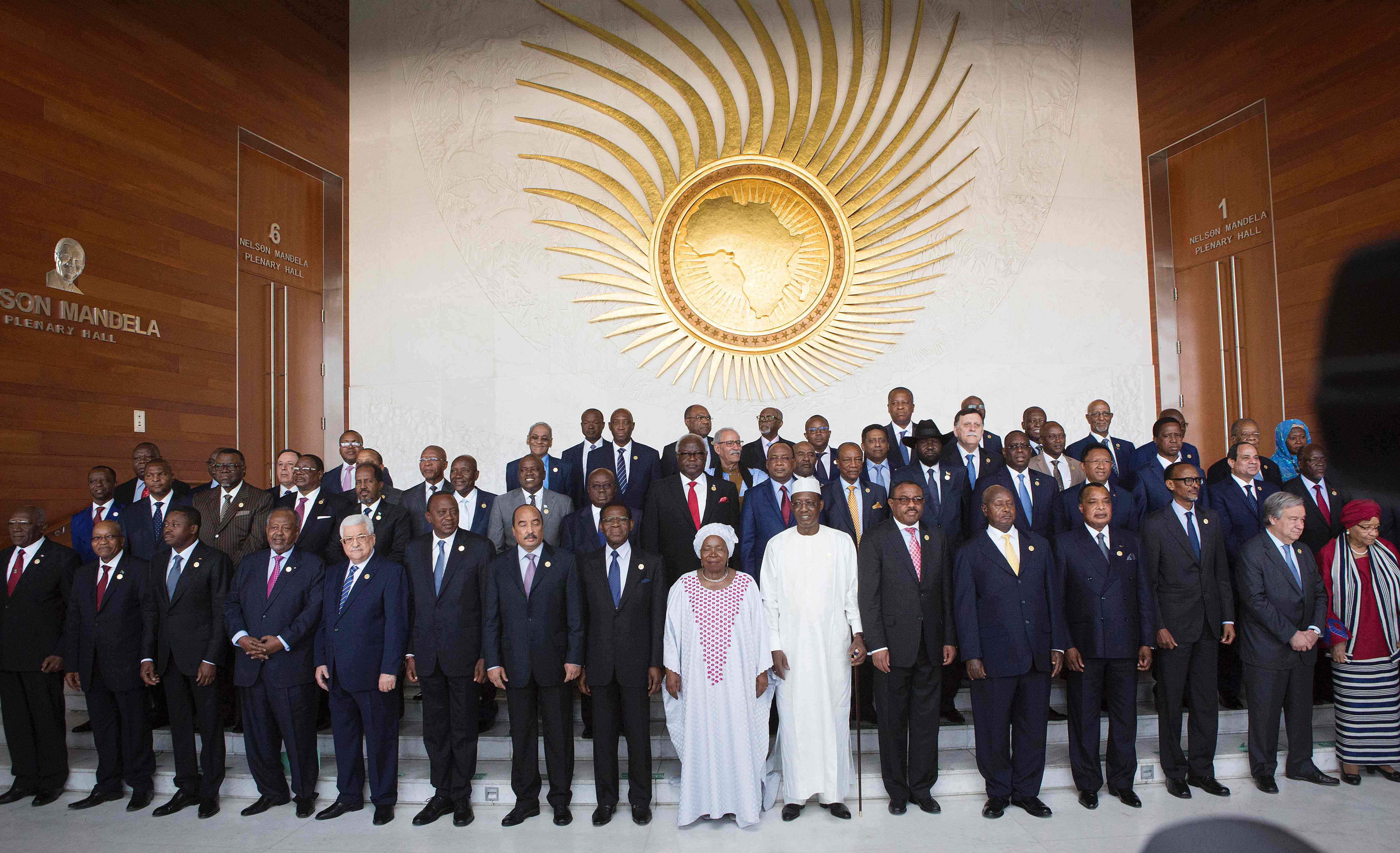 المشاركون فى قمة الاتحاد الأفريقى