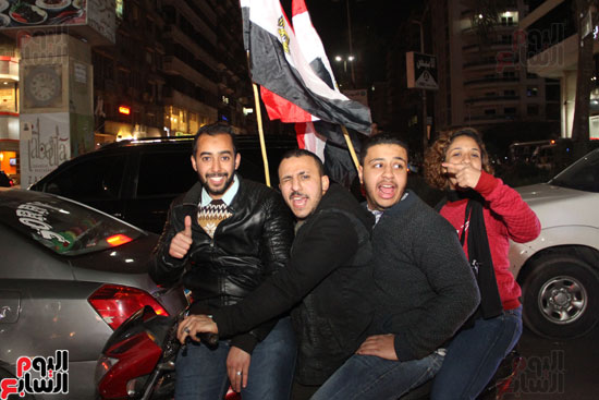 الجماهير المصرية تحتفل بالفوز على منتخب المغرب (7)