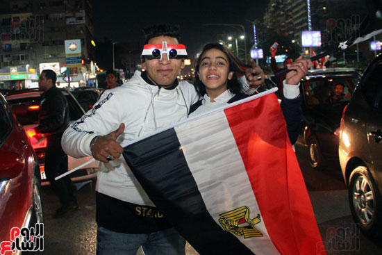 الجماهير المصرية تحتفل بالفوز على منتخب المغرب (5)