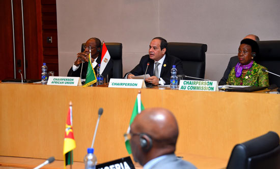 الرئيس عبد الفتاح السيسى فى القمة الأفريقية بأديس أبابا (1)