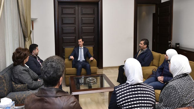 لقاء بشار الأسد مع أصحاب الصناعات المتضررة جراء الأزمة السورية