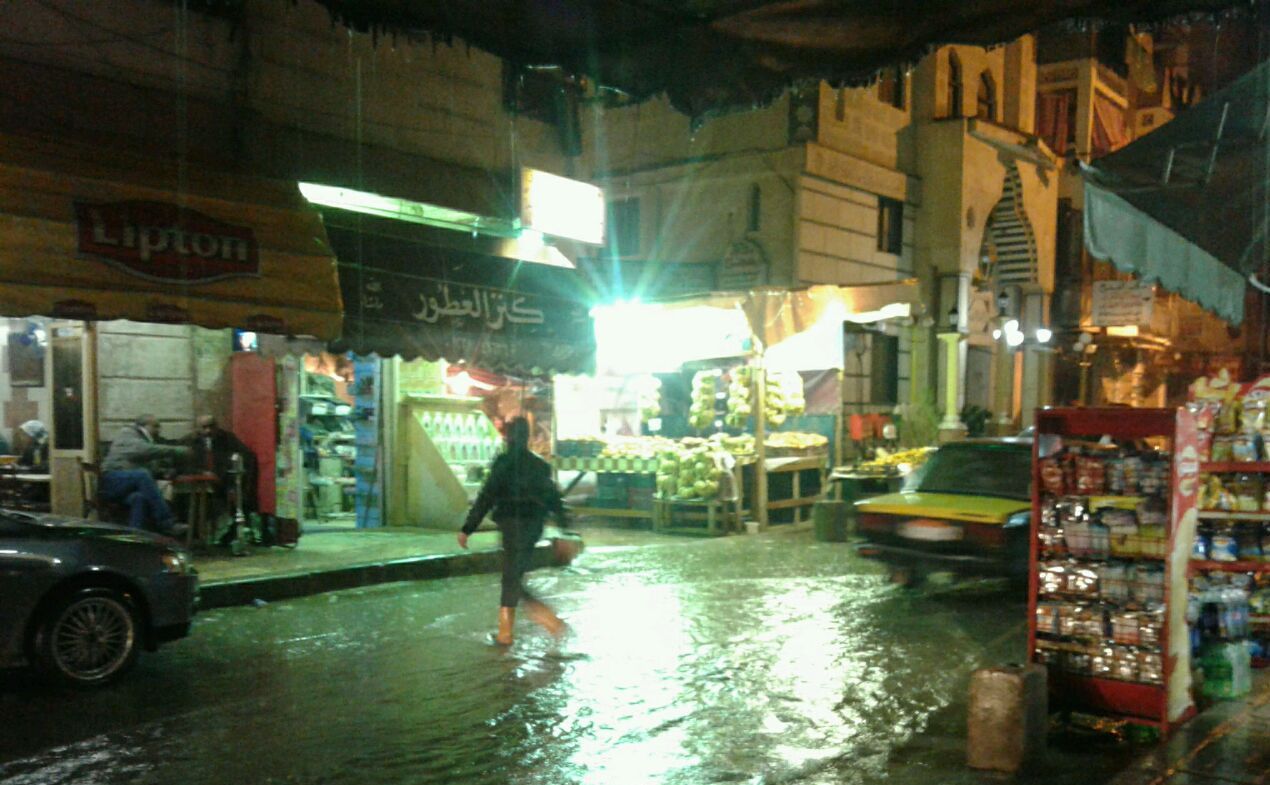 1 غرق مناطق وسط الاسكندرية