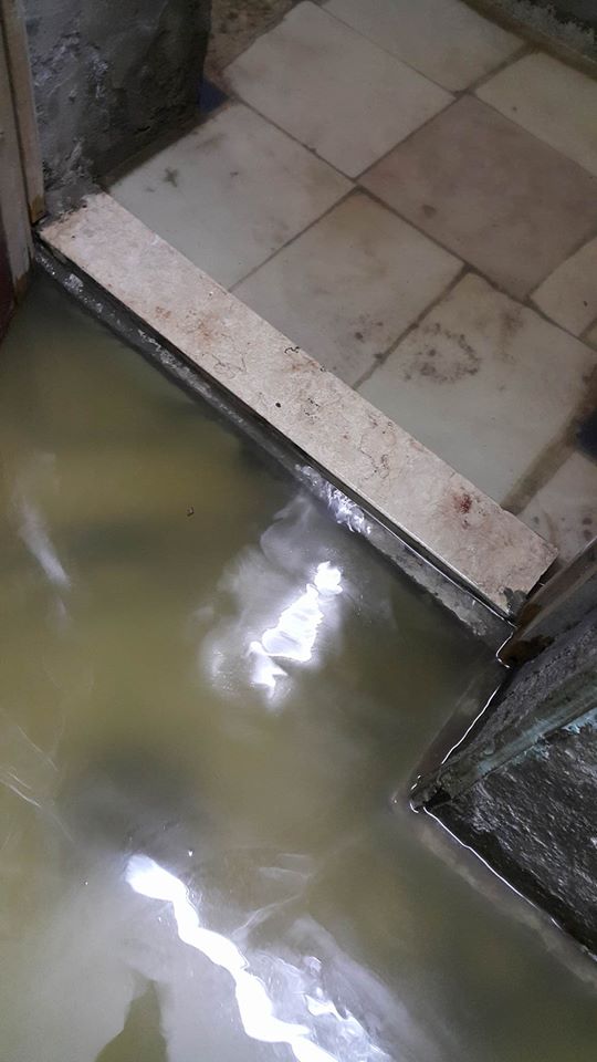 غرق منازل شارع إبراهيم حنفى بالمرج الجديدة فى مياه الصرف الصحى