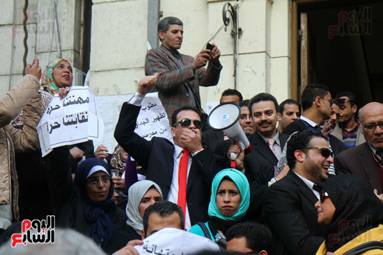 وقفة احتجاجية للمحامين (2)